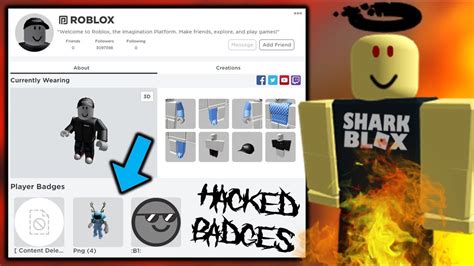 A Hacker Added Badges To The Official Roblox Account Youtube