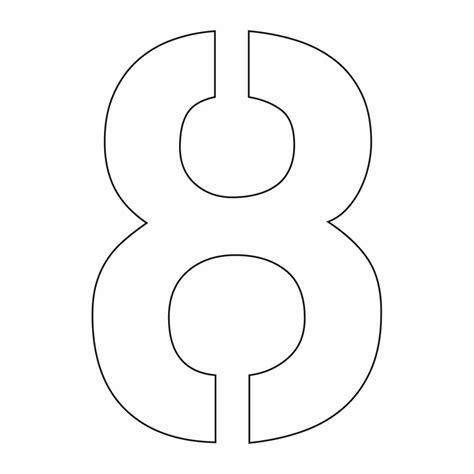5 Best Images Of Large Printable Cut Out Numbers Free