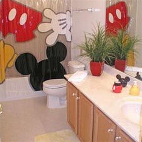 90 Creative Ways You Can Improve Your Mickey Mouse Bathroom