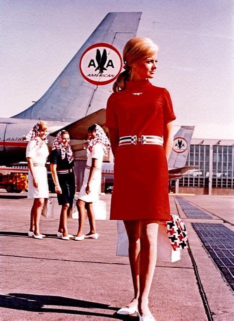 In 1967 American Airlines Adopted A Mod Look For Its Uniforms Via