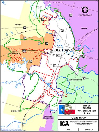 City Of Belton Water MP Map 
