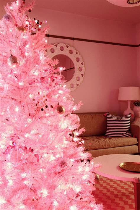 20 Awesome Pink Christmas Tree Ideas Homemydesign