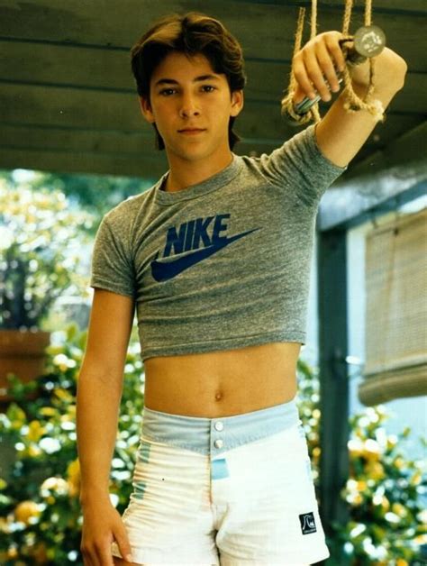 Noah Hathaway Wears A Crop Shirt Some Time In The 80s Boys In Crop