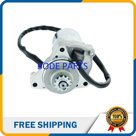 Electric Starter Motor With Wire For All 50cc 125cc Upper Hotizontal