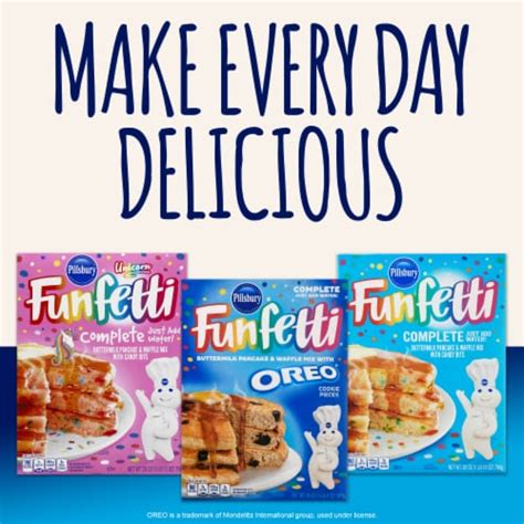 Pillsbury Funfetti Complete Buttermilk Waffle And Pancake Mix With Oreo