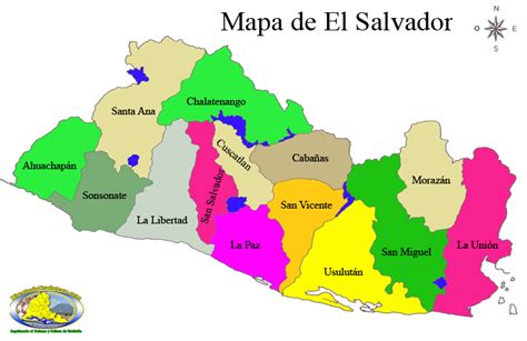 Mapa de el salvador