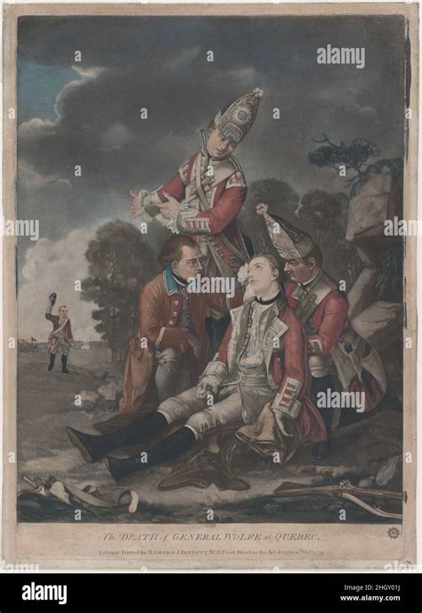 The Death Of General Wolfe At Quebec September 1759 October 10 1779