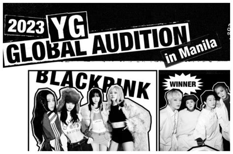 Yg Entertainment To Hold Audition In Manila