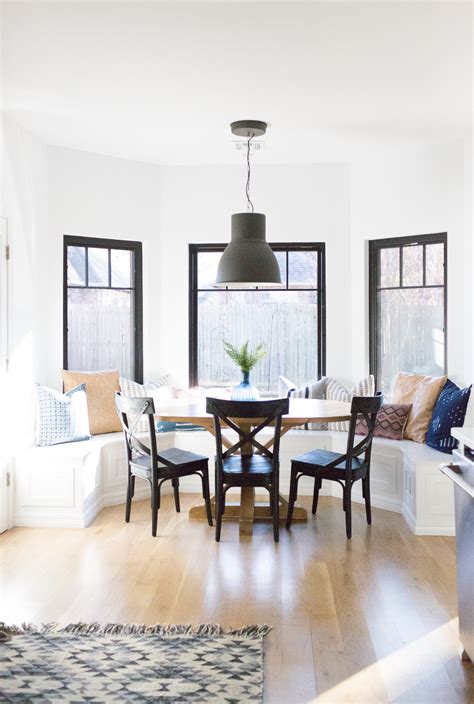Kitchen islands, tables, and breakfast bars are all practical and pretty. Tulip Table Banquette