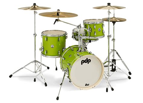 Pdp New Yorker Pdny1604el 4 Piece Shell Pack Electric Green Reverb