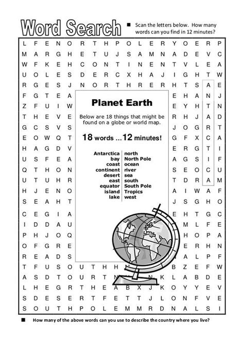 Space Word Search Earth Space Words Printable Coloring Pages