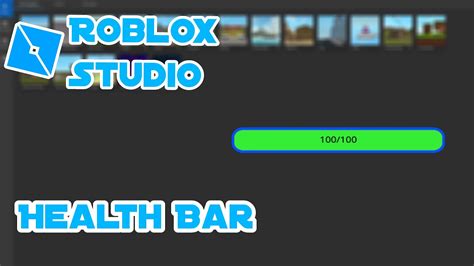 Roblox Studio Custom Health Bar Youtube
