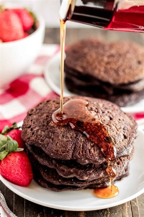Chocolate Oat Pancakes Gluten Free Dairy Free Option Mile High Mitts