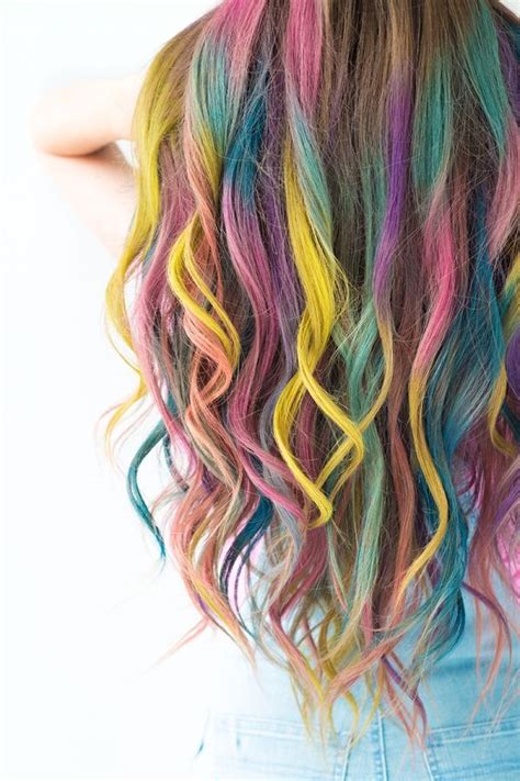 Diy Temporary Colombré Hair Pastel Ombre Ombre Blond Dyed Hair Pastel