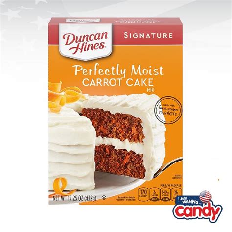 Jul 16, 2021 · duncan hines cake mix pound cake recipes 102,136 recipes. Duncan Hines Signature Perfectly Moist Carrot Cake Mix 15.25oz (432g) - IJustWannaCandy