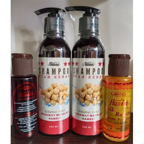 Minyak buah keras untuk lebatkan rambut ! OFFER Shampoo Buah Keras (2x) Minyak Rambut Buah keras dan ...