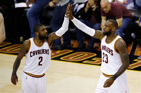 NBA Media Day LeBron James And Kyrie Irving Were Never More Than Work Friends SBNation Com