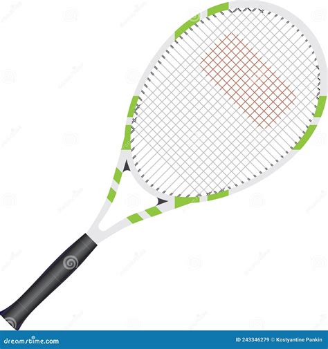 Modern Tennis Racket Stock Vector Illustration Of Vector 243346279