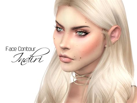 Face Contour Indiri By Ms Blue At Tsr Sims 4 Updates