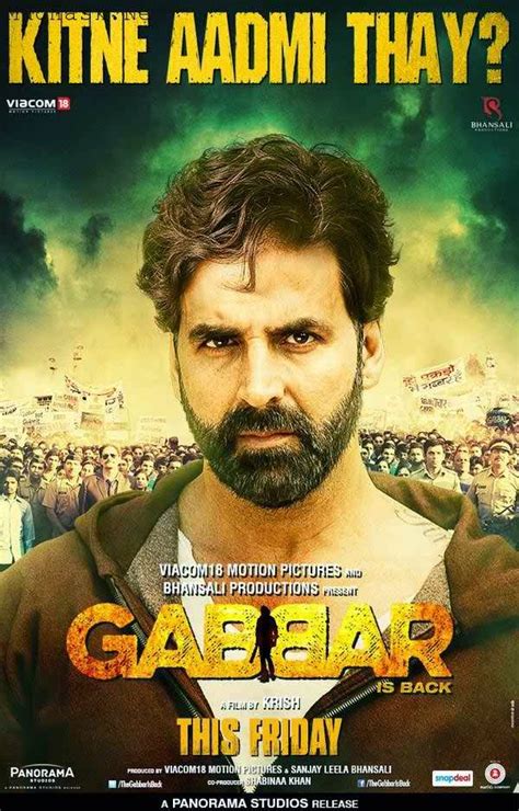 Gabbar Is Back 2015 720p Dvdscr Hevc 600mb Hindi English Bangla