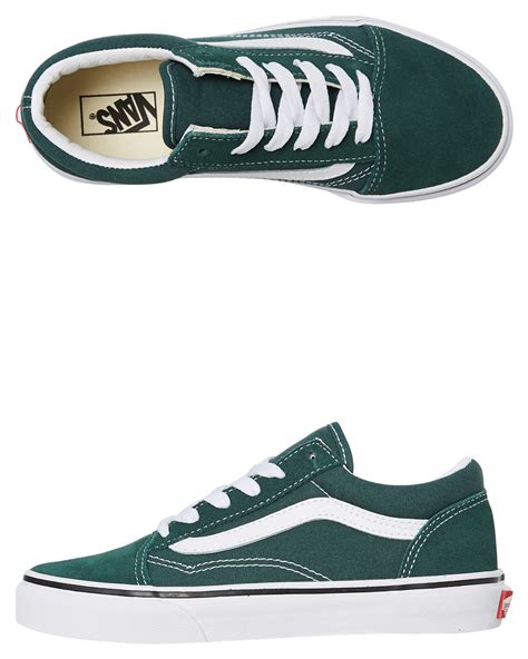 Vans Old Skool Shoe Youth Green Surfstitch