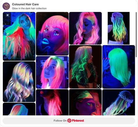 Glow In The Dark Hair Dye How To Get The Brightest Look