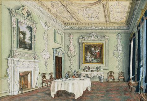 Kirtlington Park Oxfordshire View Of The Dining Room Susan Alice