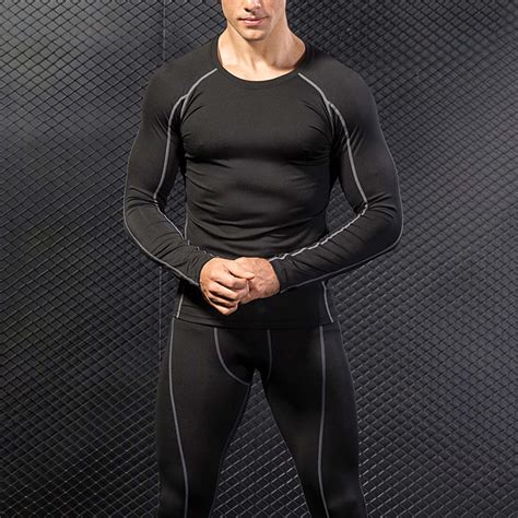 Mens Compression Pants Shirt Under Base Layer Workout Running Tights Gym Clothes Ebay