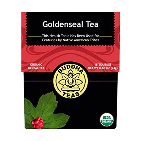 Buddha Teas Organic Goldenseal Tea Bags 18 Ea