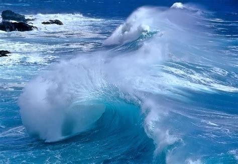 Beautiful Blue Ocean Waves Beaches Pinterest