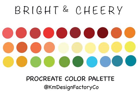 Paleta de colores brillantes y alegres para crear | Etsy