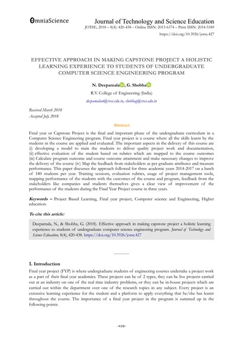 Capstone seminar (with paper or project) (english 184). Are There Capstone Projects In Online College