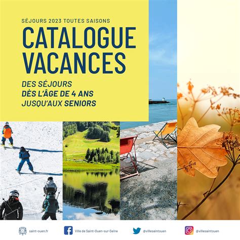 Catalogue Vacances 2023 Des Séjours Dès Lâge De 4 Ans Jusquaux