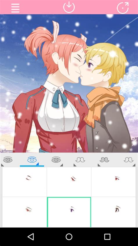 Anime Avatar Maker Kissing Couple For Android Apk Download