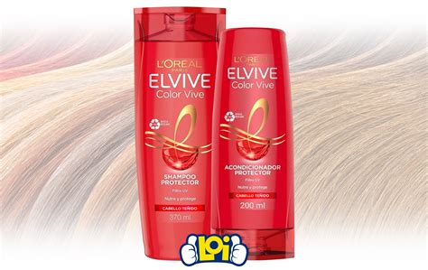 Pack Loréal Elvive Color Vive Shampoo 400ml Acondicionador 200ml Protege El Cabello Teñido