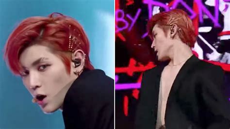 K Pop Star Taeyong Of Nct Wore Bobby Pins In His Hair For M Countdown