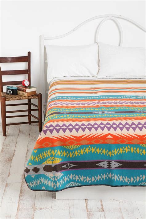 Pendleton Sunset Stripe Blanket Southwestern Home Decor Blanket