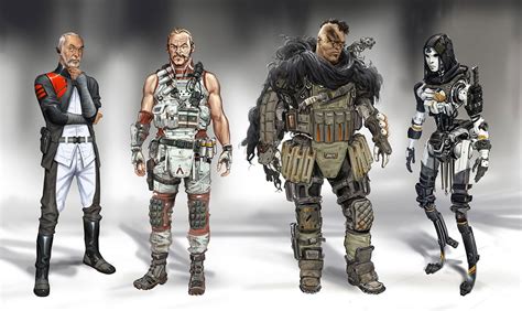 Characters From Titanfall 2 Concept Art Characters Titanfall