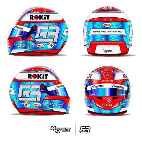 George russell says he has total trust in mercedes to guide him to the front of the formula 1 grid in the future. George Russell's special helmet for the 2019 Singapore Grand Prix : formula1