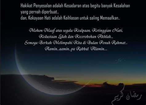Selanjutnya, akan kami berikan kepada sobat, kata kata menyambut bulan suci ramadhan yang kami himpun dari berbagai sumber agar dapat sobat gunakan untuk disampaikan kepada sanak saudara, handai taulan, kekasih, atau hanya untuk update status facebook saja. Kata Menarik Menyambut Ramadhan