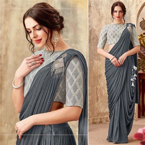 Pin By Rahul On Pinterest Fancy Sarees Party Wear Blouse Dress