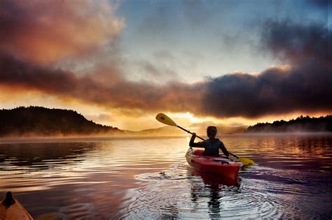 Misty Morning Kayaking Kayaking Camping Photography Kayak Camping