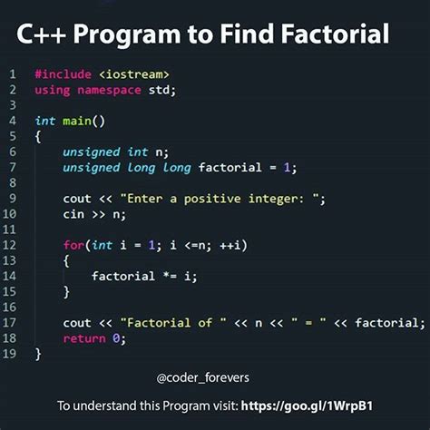 To Find Factorial Of A Positive Integer N Is Equal Factorial Of A Positive Integ C Programming