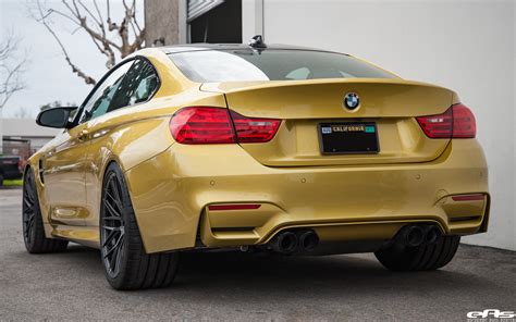 The 2021 bmw m4 coupe is arguably one of the most radical redesigns in the company's storied history. Beautiful Austin Yellow BMW M4 Gets Vorsteiner V-FF 107 Flow Forged Wheels