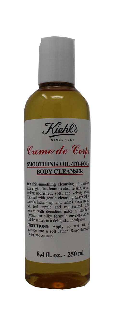 Kiehls Creme De Corps Smoothing Oil To Foam Body Cleanser 84 Ounce
