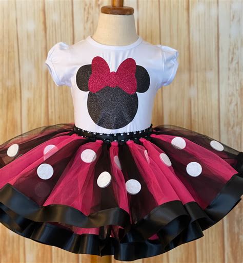 Minnie Mouse Birthday Outfit 1st And 2nd Minnie Mouse Birthday Outfit