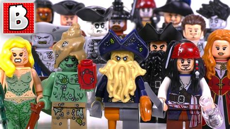 Jack Sparrow Skeleton Minifigure Lego Pirates Of The Caribbean Figures