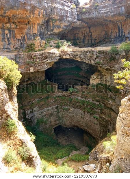 Baatara Gorge Sinkhole Lebanon Stock Photo 1219507690 Shutterstock