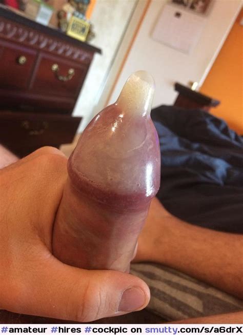 Amateur Hires Cockpic Cum Jizz Condom Cumincondom Penis Cock