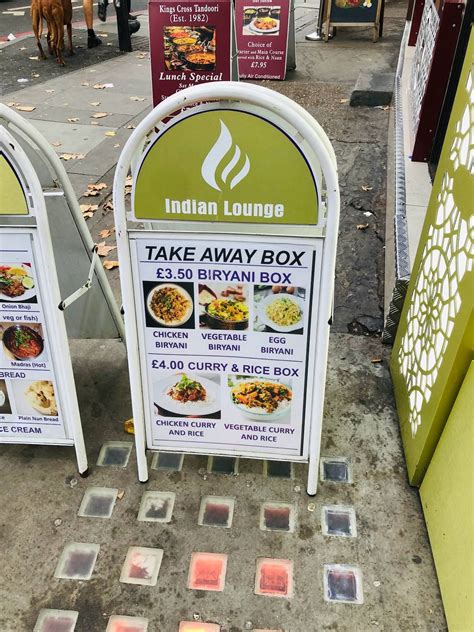 Menu at Indian Lounge restaurant, London